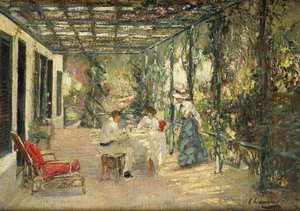 Breakfast on the Terrace by John Lavery