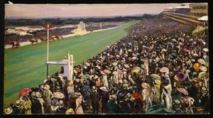 The Gold Cup, Ascot, the Royal Enclosure by John Lavery