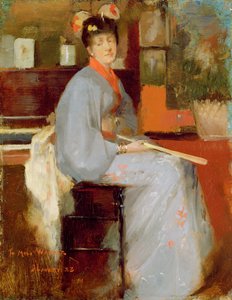 Woman in Japanese Dress, 1883