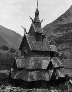 Borgund Wood Church in Norway (12th Century)