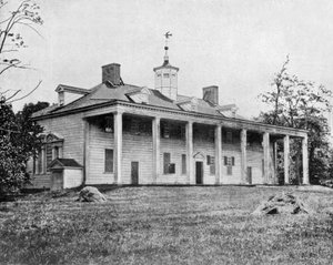 House of George Washington in Mount Vernon, Virginia, USA