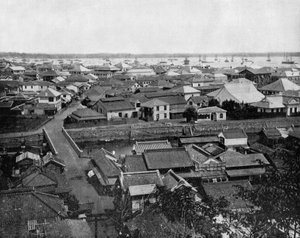 View of Yokohama in Japan