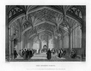 The Divinity School, Oxford by John Le Keux