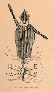 A Clerical Weathercock by John Leech