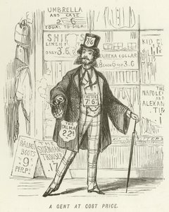 A Gent at Cost Price by John Leech