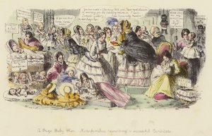 A Prize Baby Show, Materfamilias Rewarding a Successful Candidate