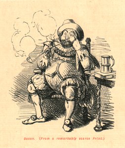 Bacon. From a Remarkably Scarce Print, 1897 by John Leech