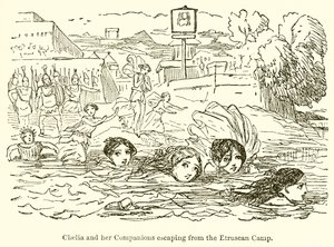 Claelia and her Companions Escaping from the Etruscan Camp