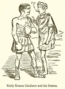 Early Roman Gladiator and His Patron