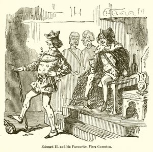 Edward II and his Favourite, Piers Gaveston