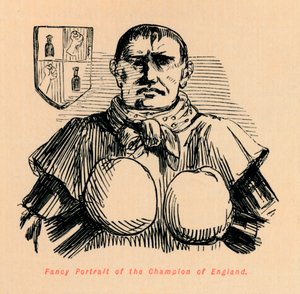 Fancy Portrait of the Champion of England by John Leech