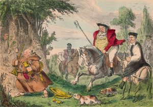 Henry VIII Monk Hunting, 1850