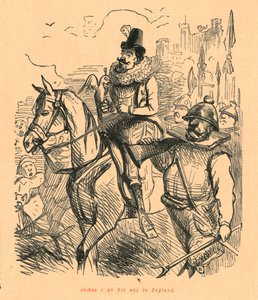 James I on his way to England, 1897 by John Leech