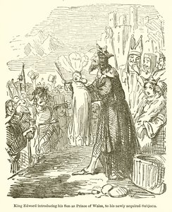 King Edward Introducing His Son as Prince of Wales to His Newly Acquired Subjects