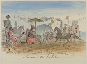 London at the Sea Side by John Leech