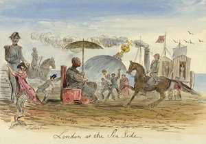 London at the Sea Side by John Leech