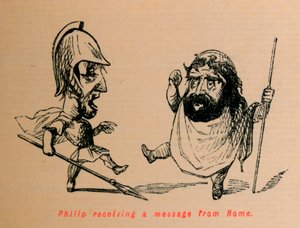 Philip receiving a Message from Rome