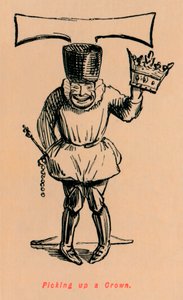 Picking up a Crown by John Leech