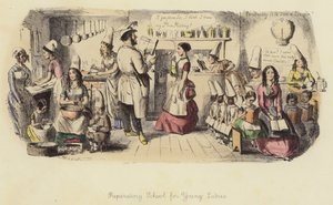 Preparatory School for Young Ladies by John Leech