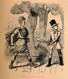 Rash Act of Gaius Gracchus, 1852 by John Leech