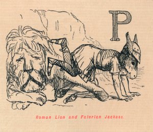 Roman Lion and Falerian Jackass