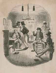 Smoking Robin by John Leech