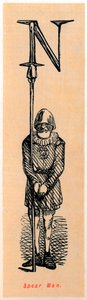 Spear Man by John Leech