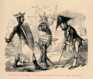 The Earl of Chester Interposing Between Henry III and De Burgh