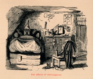 The Effects of Extravagance, c1860
