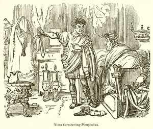 Titus Threatening Pomponius by John Leech