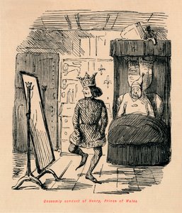 Unseemly conduct of Henry, Prince of Wales, c1860