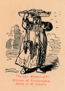 Ya-ah! Macker-el! William of Trumpington, Abbot of St. Albans by John Leech