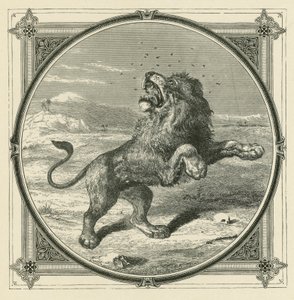The Gnat stings the eyes of the Lion by John Leighton
