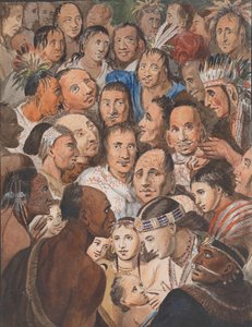 Tableau of Indian Faces, 1811-ca. 1813