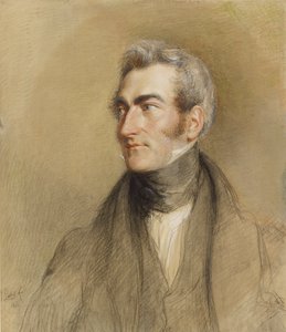 Portrait of Chambers Hall, 1835 by John Linnell