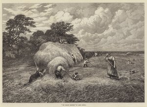 The Barley Harvest by John Linnell