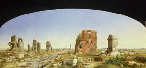 The Appian Way, 1869 by John Linton Chapman
