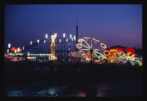 Steeplechase Pier at Night, Atlantic City, New Jersey, USA by John Margolies