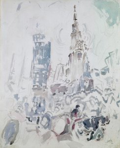 Saint Paul’s, Lower Manhattan by John Marin