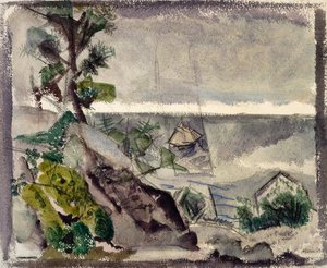The Little Sailboat by John Marin