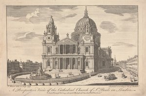 A Perspective View of the Cathedral Church of St. Pauls in London