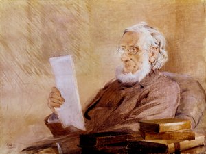 John Tyndall, Irish born physicist and mountaineer, 1893 by John McLure Hamilton