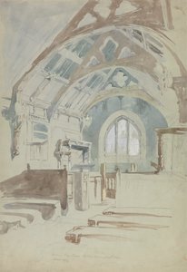 Interior of Rag Chapel, Sir Robert Vaugn