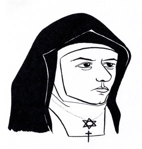Edith Stein, also known as Saint Teresa Benedicta of the Cross, philosopher, feminist, Carmelite nun, and martyr by John Minnion