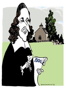 George Herbert - Welsh poet, orator, Anglican priest by John Minnion
