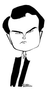 Jimmy Carr - caricature by John Minnion by John Minnion
