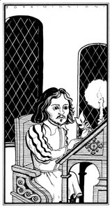 Thomas Tallis, caricature by John Minnion