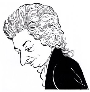 Wolfgang Amadeus Mozart - caricature by John Minnion