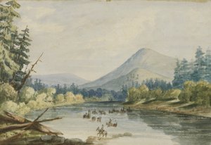 Crossing the Bitter Root by John Mix Stanley