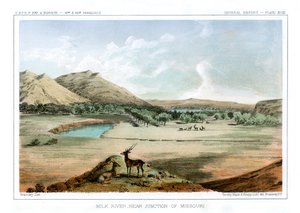 Milk River, Near Junction of Missouri by John Mix Stanley